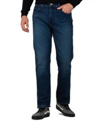 WRANGLER MĘSKIE SPODNIE JEANSOWE FRONTIER GREEN FUZZ 112341440 W16V007117. Zielone jeansy Wrangler, l. Za 229.99 zł.