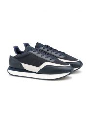 LLOYD Skórzane sneakersy w kolorze granatowym rozmiar: 45. Niebieskie buty sportowe casual Lloyd, bez wzorów, bez zapięcia. Za 325.03 zł.