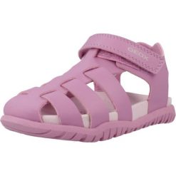 Sandały GEOX B SANDAL FUSBETTO GI Rose. Czerwone sandały Geox, z syntetyku, bez zapięcia. Za 180.99 zł.