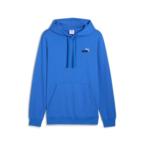 Bluza z kapturem Puma Logo N° 1 Essentials. Niebieskie bluzy z kapturem Puma, xl, bez wzorów, z bawełny, z kapturem. Za 234.65 zł.