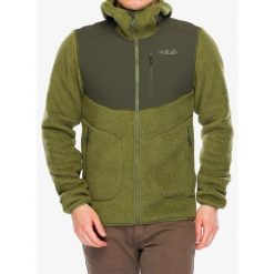 Kurtka polarowa męska Rab Outpost Hoody. Zielone kurtki RAB, l, bez wzorów, z polaru, bez kaptura. Za 723.99 zł.