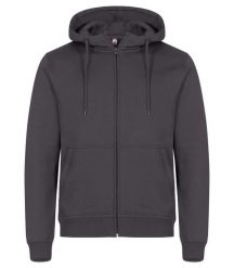 Clique Miami Hoody Full Zip – Bluza z kapturem z bawełny i poliestru. Szare bluzy z kapturem CLIQUE, uniwersalny, bez wzorów, z bawełny, z kapturem. Za 193.98 zł.