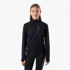 Bluza polarowa treningowa junior Swedemount Ultra Light Full Zip G szybkoschnąca. Czarne bluzy z polaru SWEDEMOUNT, bez wzorów, z polaru, bez kaptura. Za 169.99 zł.