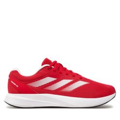 Buty do biegania adidas. Czerwone buty do biegania Adidas, bez wzorów, bez zapięcia, do biegania. Za 179.99 zł.