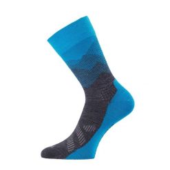 Skarpety merino FWO. Niebieskie skarpety LASTING, bez wzorów, z elastanu. Za 114.35 zł.