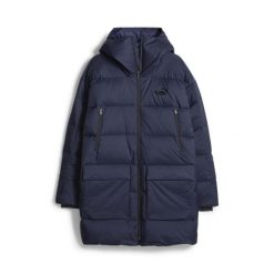 Puma Kurtka Protective Down Coat 67537806. Niebieskie kurtki Puma, l, bez wzorów, z materiału, z kapturem. Za 579.99 zł.