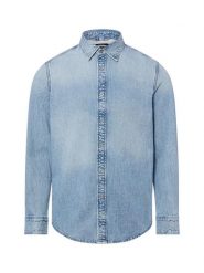 G-Star RAW koszula casual Mężczyźni Slim Fit niebieski, M. Niebieskie koszule G-Star Raw, m, bez wzorów, bez kołnierzyka, bez ramiączek. Za 229.95 zł.