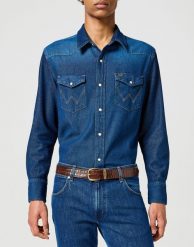 MĘSKI PASEK KLAMRA WRANGLER EASY BELT EMBOSSED 112358333. Paski Wrangler, bez wzorów, klasyczne. Za 89.99 zł.