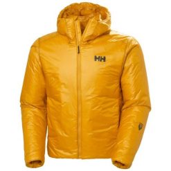 Kurtka z kapturem Helly Hansen Odin Everdown. Żółte kurtki narciarskie i snowboardowe Helly Hansen, m, bez wzorów, narciarskie. Za 1,828.50 zł.