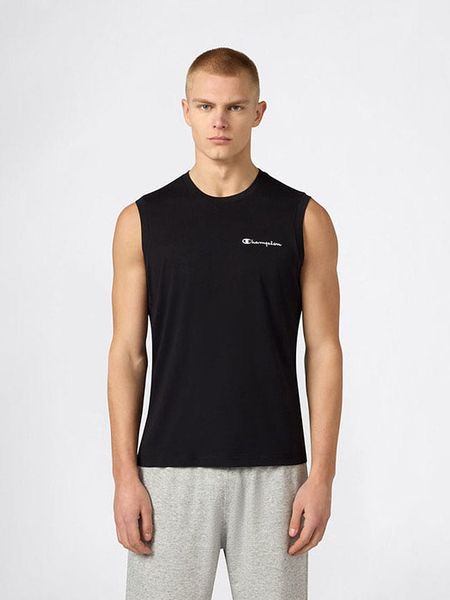 Champion Top w kolorze czarnym rozmiar: XXL. Czarne bezrękawniki Champion, xxl, bez wzorów, z bawełny, bez kołnierzyka, bez ramiączek. Za 61.17 zł.