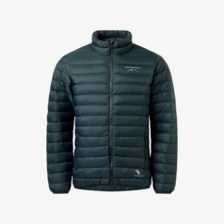 Kurtka Puchowa Wędrówki Mężczyzna Himalaya Izolujący. Zielone kurtki SWEDEMOUNT, m, bez wzorów, z materiału, tenisowe. Za 599.99 zł.