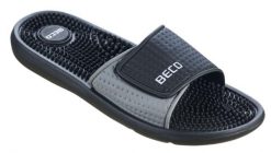 Beco unisex klapki z masującą wkładką, czarne. Czarne klapki 47 Brand, z materiału. Za 208.99 zł.