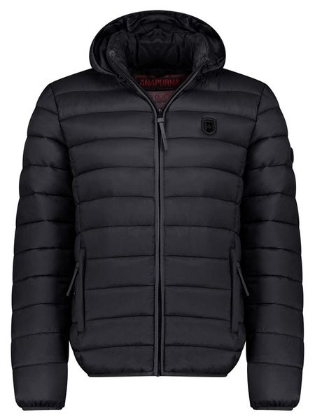ANAPURNA Kurtka pikowana "Amitalana" w kolorze czarnym rozmiar: L. Czarne kurtki ANAPURNA, l, z aplikacjami, bez kaptura. Za 188.85 zł.