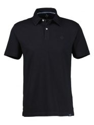 Lerros Koszulka polo w kolorze czarnym rozmiar: XL. Czarne koszulki polo Lerros, xl, bez wzorów, z bawełny, bez kołnierzyka, bez ramiączek. Za 97.28 zł.