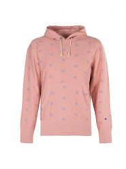 Bluza trekking męska. Czerwone bluzy z kapturem Champion, m, bez wzorów, z bawełny, z kapturem. Za 187.00 zł.