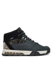 DC Sneakersy Versatile Hi Wr ADYB100019-GKT Czarny. Czarne buty sportowe casual DC, bez wzorów, ze skóry, bez zapięcia. Za 459.99 zł.