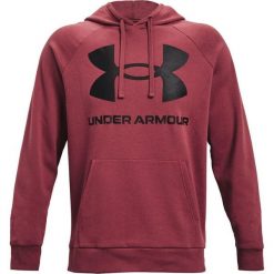 Bluza fitness męska Under Armour Rival Fleece Big Logo HD. Bluzy z kapturem Under Armour, m, bez wzorów, z kapturem. Za 155.33 zł.