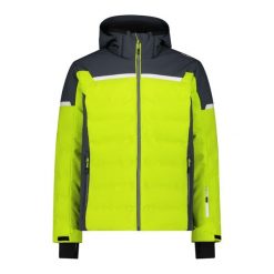 Kurtka narciarska z kapturem i zamkiem CMP. Zielone kurtki narciarskie i snowboardowe CMP, m, bez wzorów, narciarskie. W wyprzedaży za 1,025.00 zł.