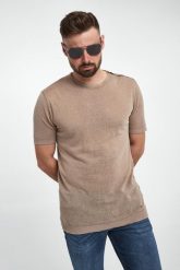 Sweter męski lniany LIU JO. Swetry nierozpinane Liu Jo, l, bez wzorów, ze lnu, bez kołnierzyka, bez ramiączek. W wyprzedaży za 431.20 zł.