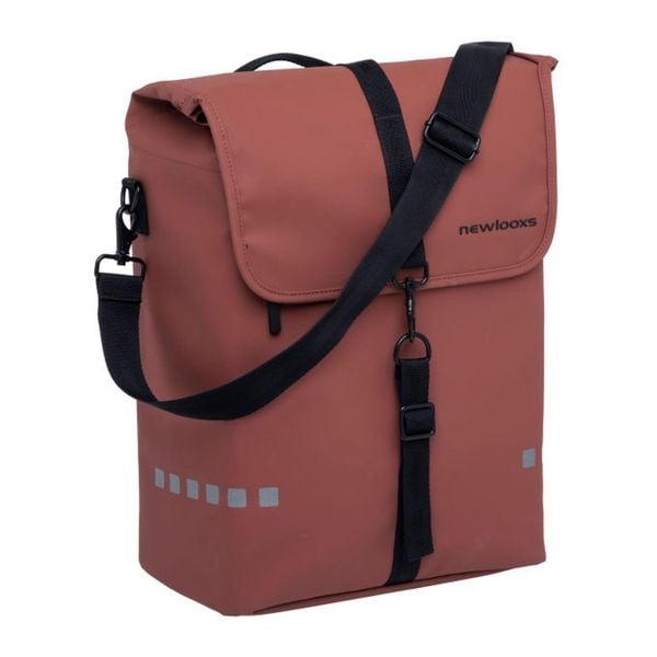 Torba na kółkach Odense, Rust. Brązowe torby na ramię NEW LOOXS, bez wzorów, na ramię, bez dodatków. Za 369.90 zł.