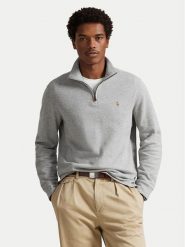 Polo Ralph Lauren Sweter 710P07411003 Szary Regular Fit. Szare swetry rozpinane Polo Ralph Lauren, m, bez wzorów, z bawełny, bez kołnierzyka, bez ramiączek. Za 849.99 zł.