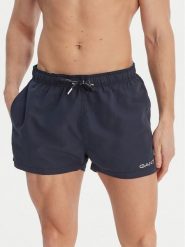 Gant Szorty kąpielowe 920006500 Granatowy. Niebieskie kąpielówki GANT, m, bez wzorów, z syntetyku. Za 252.99 zł.