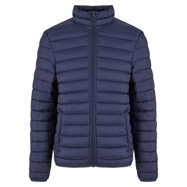 Lekka kurtka puchowa Urban Classics. Niebieskie kurtki Urban Classics, na zimę, m, bez wzorów, z puchu, bez kaptura. Za 239.00 zł.