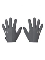 Under Armour Rękawiczki "UA Storm Liner" w kolorze szarym do biegania rozmiar: S. Szare rękawiczki Under Armour, bez wzorów, z materiału. Za 97.28 zł.