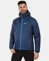 Outdoorowa wodoodporna kurtka Kilpi JALUU-U. Niebieskie kurtki Kilpi, m, bez wzorów, z materiału, bez kaptura. Za 292.95 zł.