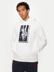 U.S. Polo Assn. Bluza MUP1919 Biały Regular Fit. Białe bluzy U.S. Polo Assn., l, bez wzorów, z bawełny, bez kaptura. Za 149.99 zł.