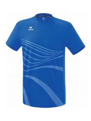 Erima Koszulka sportowa "Racing" w kolorze niebieskim rozmiar: M. Niebieskie t-shirty sportowe Erima, bez wzorów, z materiału, bez ramiączek, outdoorowe. Za 78.66 zł.