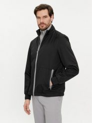 Geox Kurtka bomber Spherica M4522V T3083 F9000 Czarny Regular Fit. Czarne kurtki Geox, m, bez wzorów, z syntetyku, bez kaptura. Za 459.99 zł.