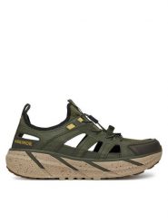 Karrimor Trekkingi Hamilton KM2538 Zielony. Zielone buty trekkingowe Karrimor, bez wzorów, ze skóry, bez zapięcia. Za 359.99 zł.