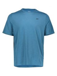 Reebok Koszulka sportowa "Solid Athlete" w kolorze błękitnym rozmiar: L. Niebieskie t-shirty sportowe Reebok, bez wzorów, z materiału, bez ramiączek, outdoorowe. Za 79.59 zł.