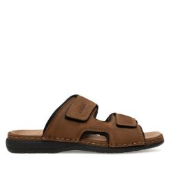 Klapki Rieker. Brązowe klapki Rieker. Za 339.99 zł.