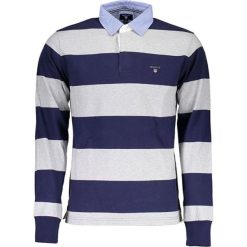 Koszulka polo w kolorze szaro-niebieskim ze wzorem. Koszulki polo marki GANT. W wyprzedaży za 279.95 zł.