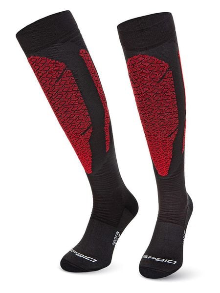 Spaio Skarpety funkcyjne "Coolmax Adrenaline" w kolorze czarno-czerwonym rozmiar: 38-40. Czarne skarpety Spaio, bez wzorów, z materiału. Za 73.99 zł.