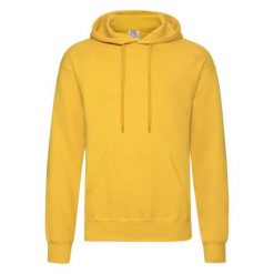 Męska Klasyczna Bluza Z Kapturem. Niebieskie bluzy Fruit of the Loom, m, bez wzorów, z kapturem. Za 120.99 zł.