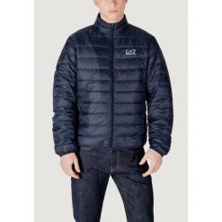 Kurtka puchowa Mężczyzna EA7. Niebieskie kurtki EA7, na zimę, m, bez wzorów, z poliamidu, bez kaptura. W wyprzedaży za 649.35 zł.