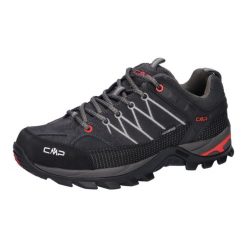 Buty trekkingowe męskie CMP Rigel Low. Szare trekkingi CMP, bez wzorów, bez zapięcia. Za 379.99 zł.