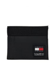 Tommy Jeans Duży Portfel Męski Tjm Daily + Cc Wallet AM0AM12081 Czarny. Czarne portfele Tommy Jeans, bez wzorów, z jeansu. Za 79.99 zł.