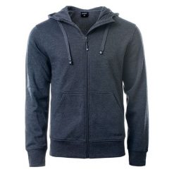 Bluza męska z kapturem Hi-Tec Silian II - ciemnoszara, Rozmiar XL. Szare bluzy Hi-tec, m, bez wzorów, z polaru, z kapturem. W wyprzedaży za 104.99 zł.