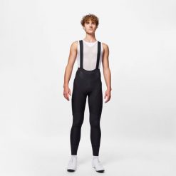 Spodnie rowerowe zimowe Van Rysel Racer. Czarne spodenki rowerowe VAN RYSEL, m, bez wzorów, z materiału, rowerowe. W wyprzedaży za 179.99 zł.