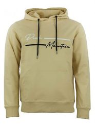 Peak Mountain Bluza "Codek" w kolorze beżowym rozmiar: M. Brązowe bluzy Peak Mountain, m, bez wzorów, z bawełny, z kapturem. Za 209.82 zł.