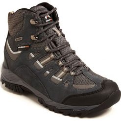 Skórzane buty turystyczne w kolorze szarym. Buty trekkingowe marki Elementerre. W wyprzedaży za 171.95 zł.