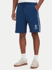 Tommy Hilfiger Szorty sportowe Crest Embroidery MW0MW42878 Niebieski Relaxed Fit. Niebieskie krótkie spodenki sportowe Tommy Hilfiger, l, bez wzorów, z bawełny. Za 489.99 zł.