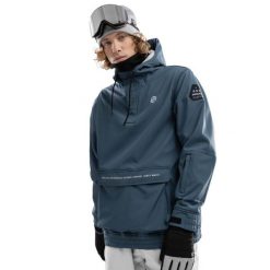 Męska kurtka snowboardowa Sporty zimowe Siroko W3 Celsius. Niebieskie kurtki SIROKO, na zimę, l, bez wzorów, z softshellu, bez kaptura. W wyprzedaży za 297.00 zł.
