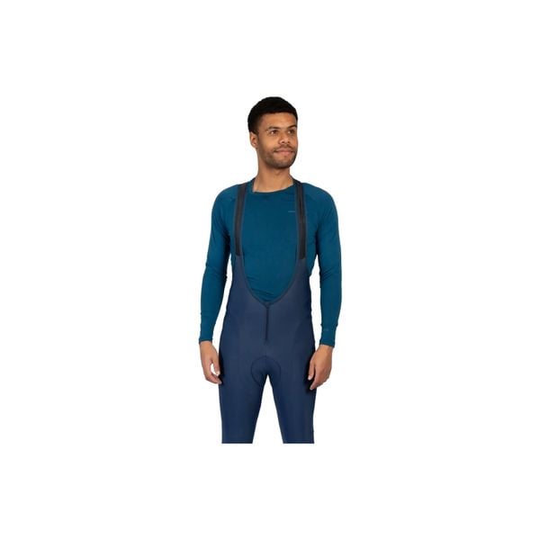 Legginsy na ramiączkach Endura FS260-Pro Thermo II. Niebieskie legginsy długie sportowe ENDURA, l, bez wzorów, rowerowe. W wyprzedaży za 547.00 zł.