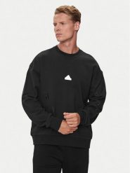 Adidas Bluza Embroidered IS2035 Czarny Loose Fit. Czarne bluzy Adidas, l, bez wzorów, z bawełny, bez kaptura. Za 279.99 zł.