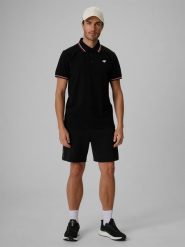 4F Spodenki kibica męskie - czarne XXL. Czarne krótkie spodenki sportowe 4F, m, bez wzorów, z dresówki. Za 149.99 zł.